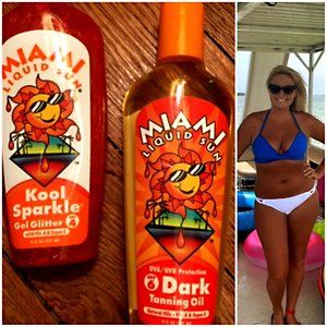 Miami Liquid Sun Tanning Oil - Set of 2